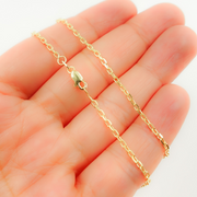 14K Solid Gold Cable Chain